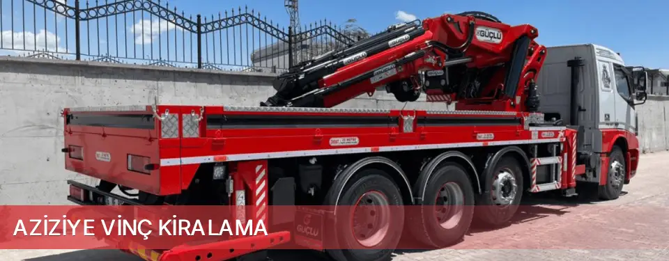 Aziziye İlçemi Vinç Kiralama